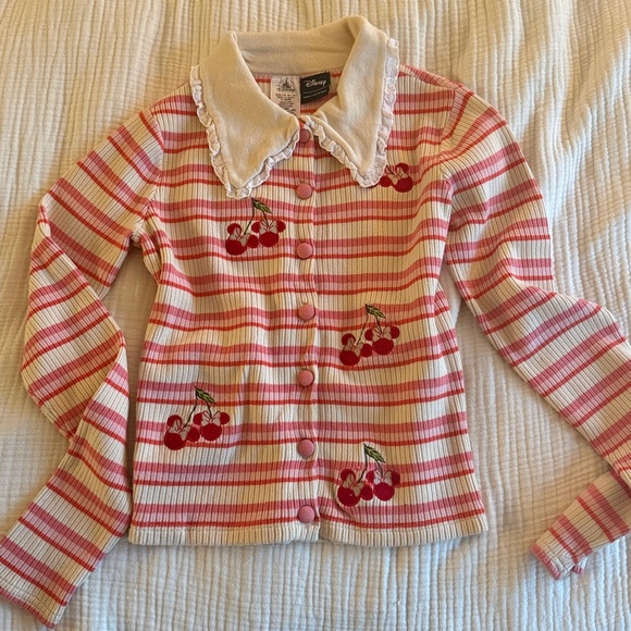 Disney Parks x HER Universe Mickey Mouse Cherry Collection Sweater - Picture 4 of 4